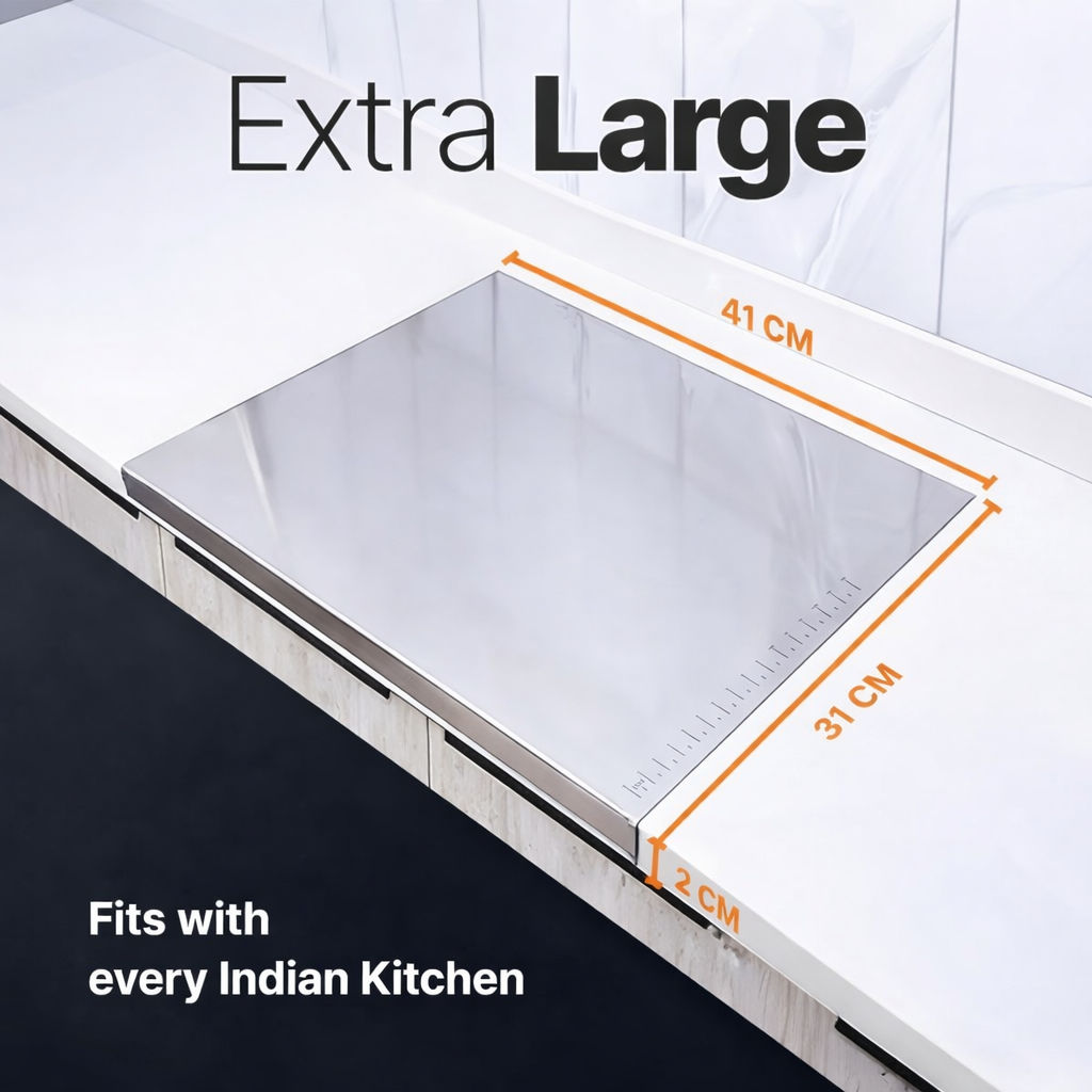 Hygienic Stainless Steel Chopping Board - LOOTZY