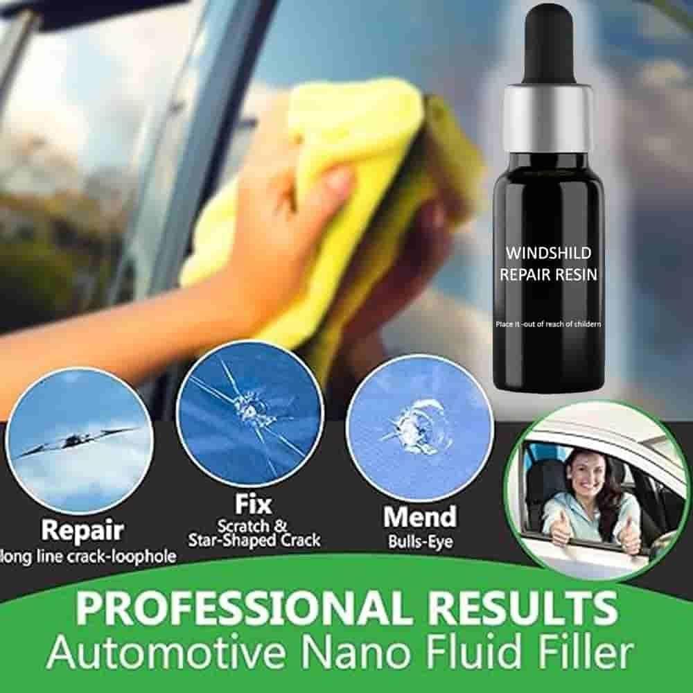🔧 Windshield Repair Resin – Quick & Easy Crack & Chip Repair Kit