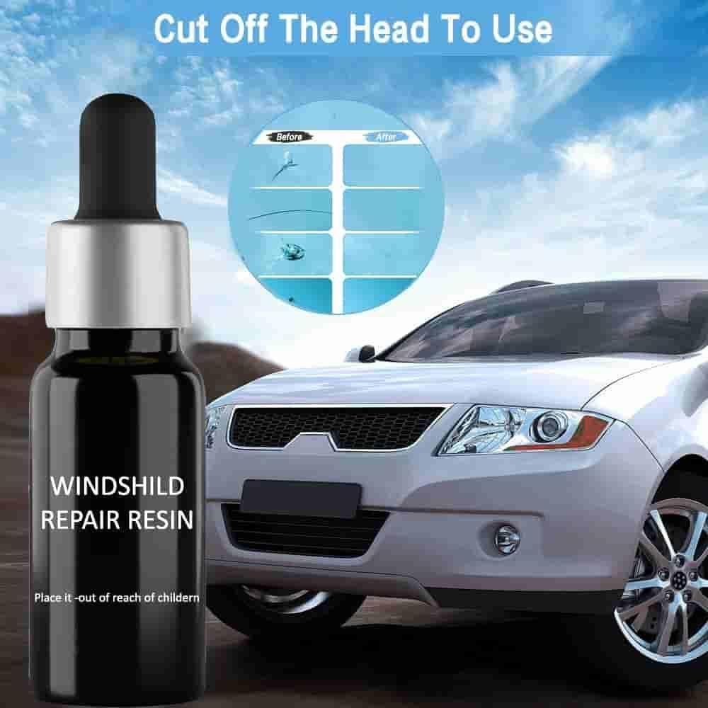 🔧 Windshield Repair Resin – Quick & Easy Crack & Chip Repair Kit