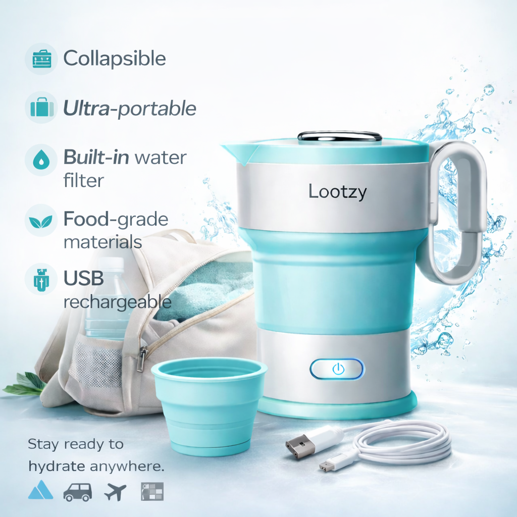 Lootzy™ QuickBoil Electric Kettle