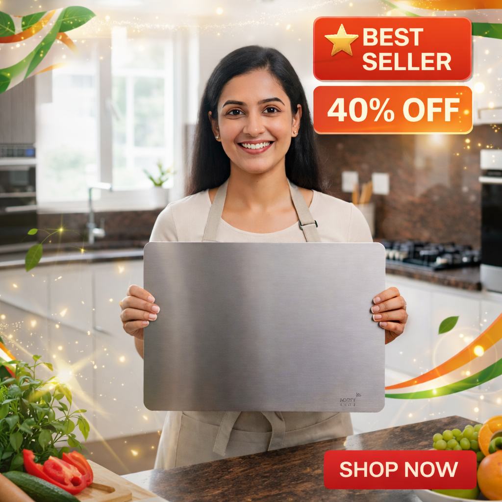 Hygienic Stainless Steel Chopping Board - LOOTZY