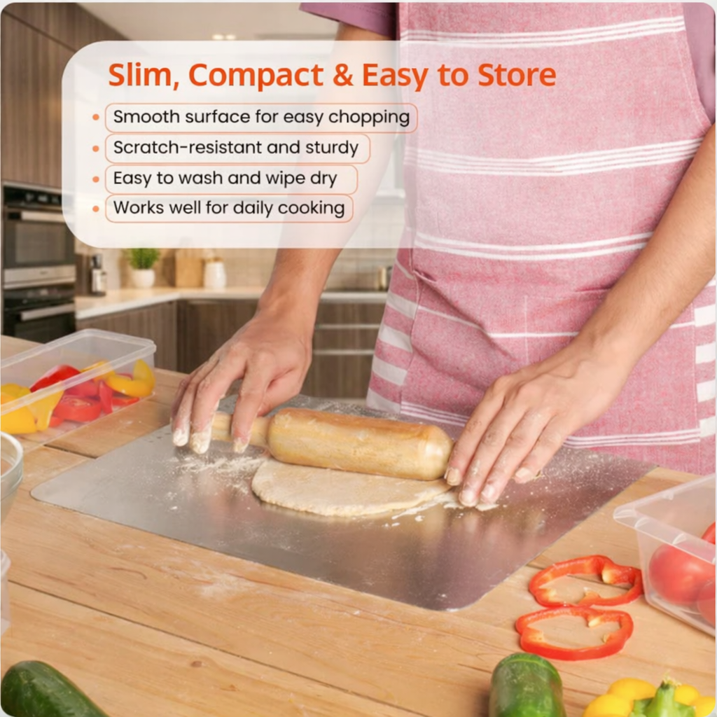 Hygienic Stainless Steel Chopping Board - LOOTZY