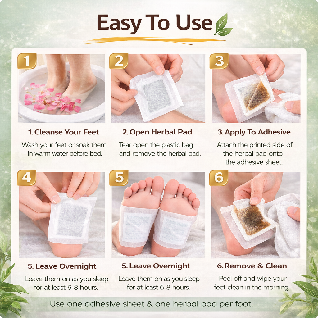 Lootzy™ Relax Foot Patches – Wake Up Fresh