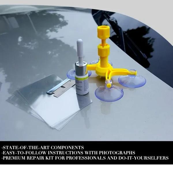 🔧 Windshield Repair Resin – Quick & Easy Crack & Chip Repair Kit